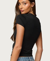 Edikted Women's Tay Short Sleeve Top