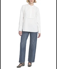 Elle Collection Women's Beaded Shirt Blouse Top