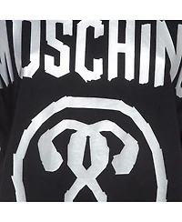 Pre-Owned Moschino Women's Couture Double Question Mark Print Cotton T-Shirt