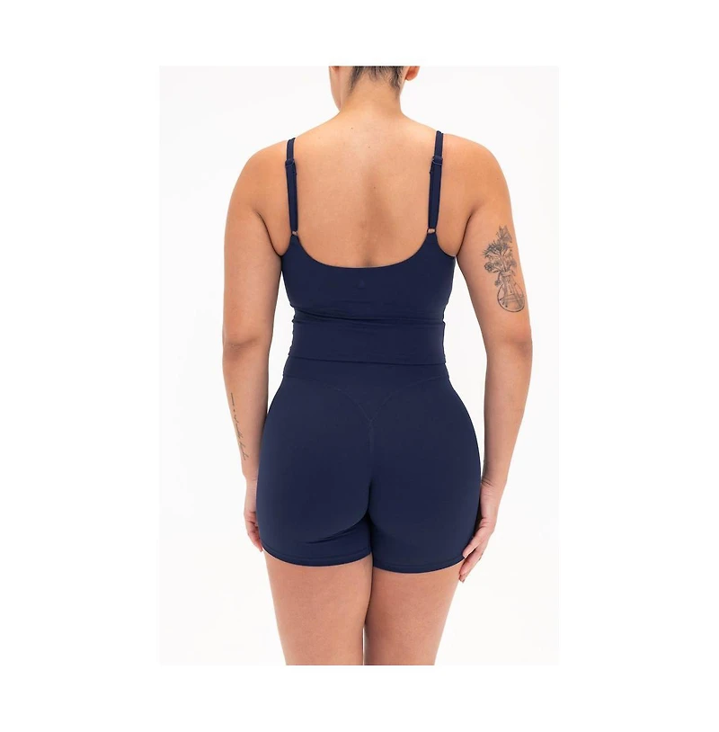 Vitality Women's Plus Sizes Cloud Ii Scoop Tank Top with Adjustable Straps and Built-In Bra