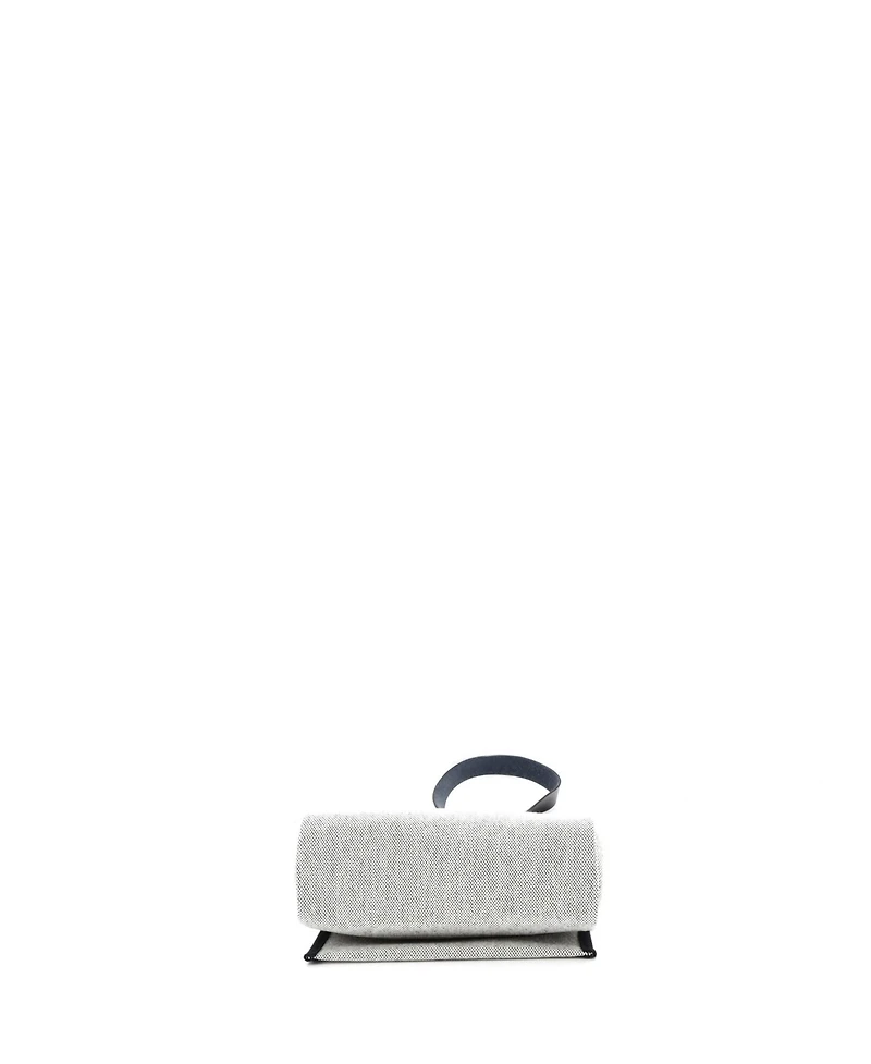 Pre-Owned Hermes 20 Herbag Zip Toile and Leather