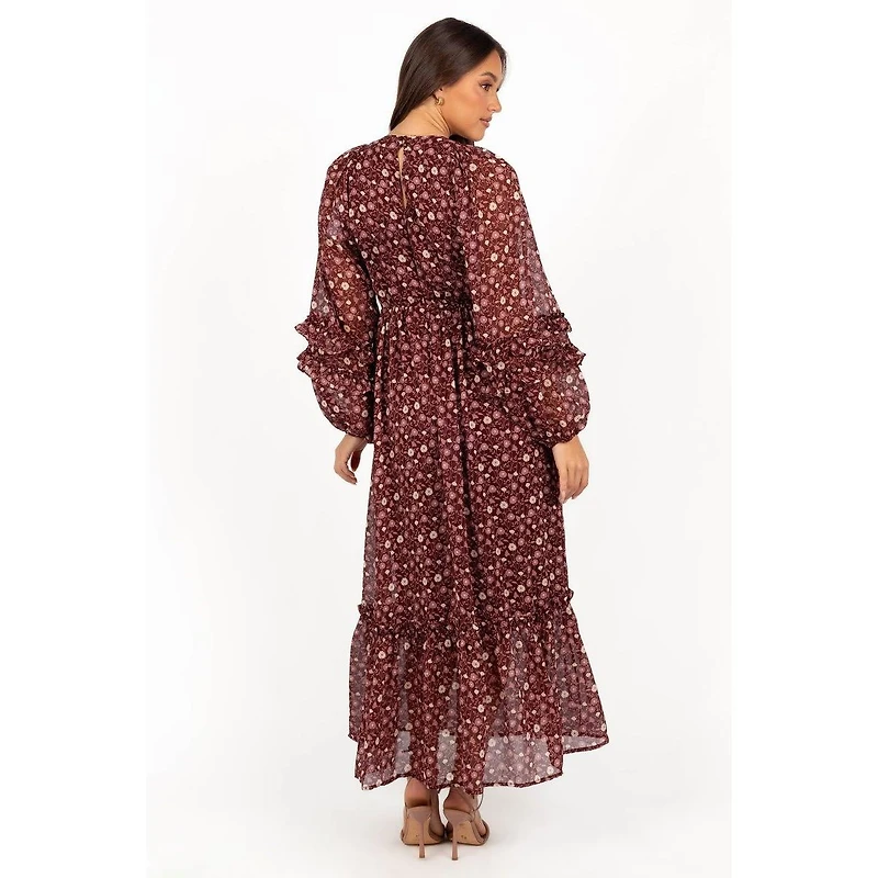 Petal and Pup Women's Evian Long Sleeve Maxi Dress