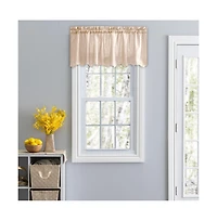 Ellis Curtain Portland Crushed Taffeta Rod Pocket Valance - 48x15