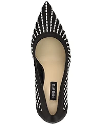 Nine West Women's Feresah Embellished Mesh Stiletto Dress Pumps