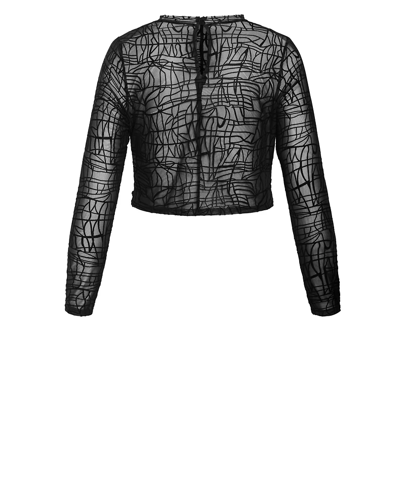 City Chic Women's Swirl Frankie Top