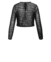 City Chic Women's Swirl Frankie Top