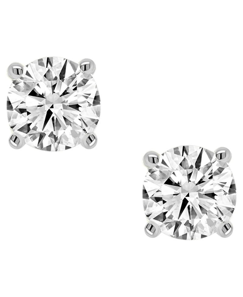 Macy's Diamond Stud Earrings (1 ct. t.w.) in 14k White Gold