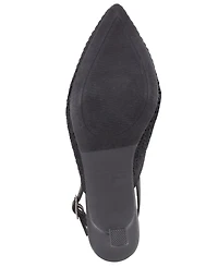Tahari Women's Palermo Slingback Buckle Pumps