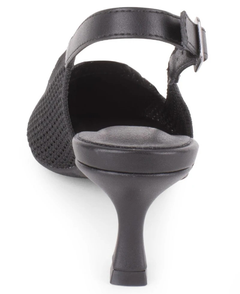 Tahari Women's Galway Slingback Buckle Pumps