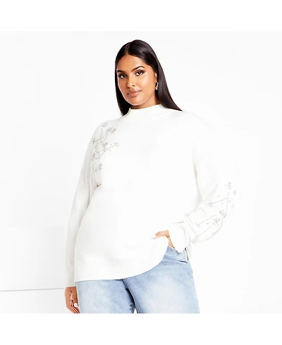 City Chic Women's Plus Size Maddison Sweater