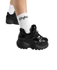 Buffalo Boots Women's Classic Low Patent Leather Sneaker