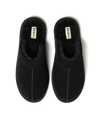 Dearfoams Men's Kirk Genuine Suede Scuff House Slipper