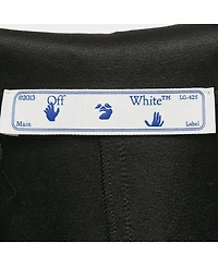 Pre-Owned Off-White Women's Printed Satin Button Front Belted Tokyo Dress