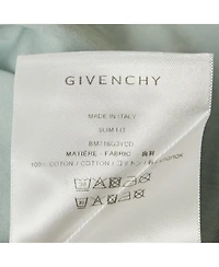 Pre-Owned Givenchy Men's Logo Embroidered Cotton Crew Neck T-Shirt