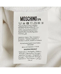 Pre-Owned Moschino Men's Pre-Owned Dolce & Gabbana men Black Floral Flocked Cotton Hoodie