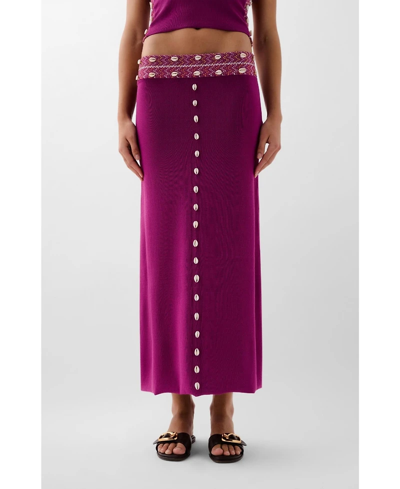Scalpers Women's Shell Knit Skirt