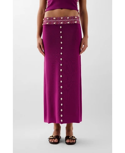 Scalpers Women's Shell Knit Skirt