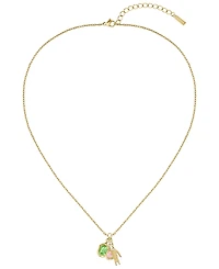 Lacoste Deva Gold-Plated Stainless Steel Necklace