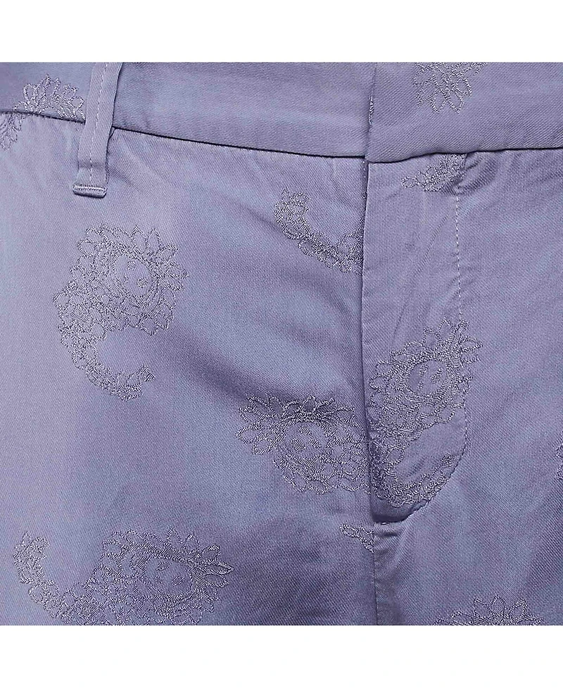 Pre-Owned Zadig & Voltaire Women's Floral Jacquard Trousers