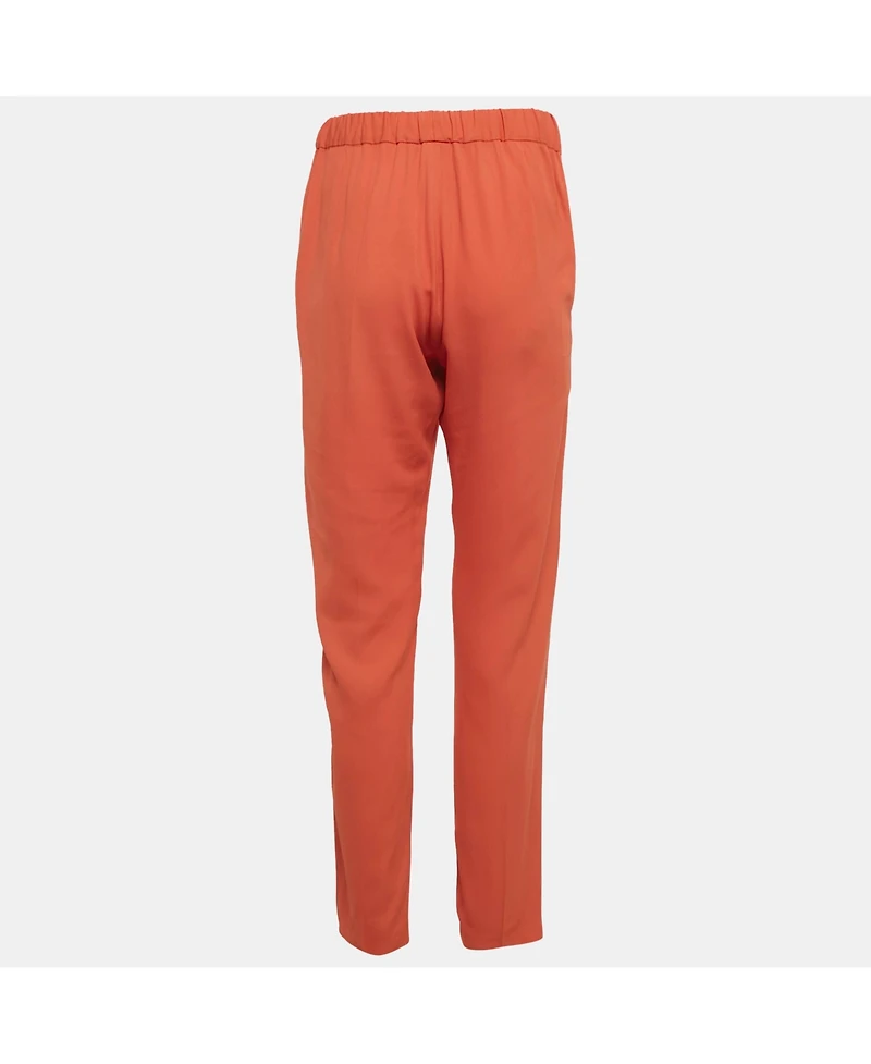 Pre-Owned Dries Van Noten Women's Crepe Formal Trousers