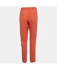 Pre-Owned Dries Van Noten Women's Crepe Formal Trousers