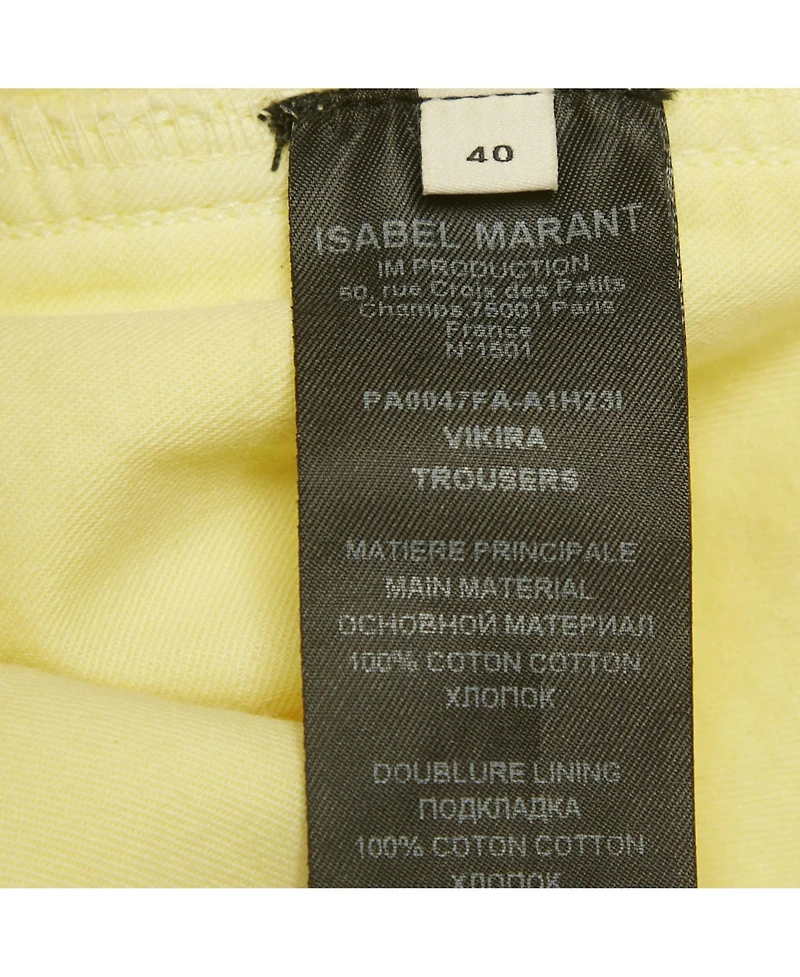 Pre-Owned Isabel Marant Women's Cotton Skinny Vikira Jeans