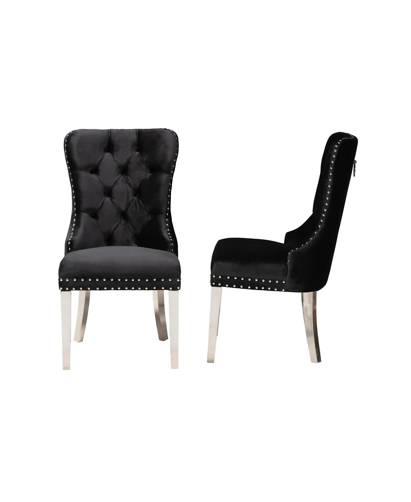 Furniture Honora 2-Pc. Wood Contemporary Dining Chair Set