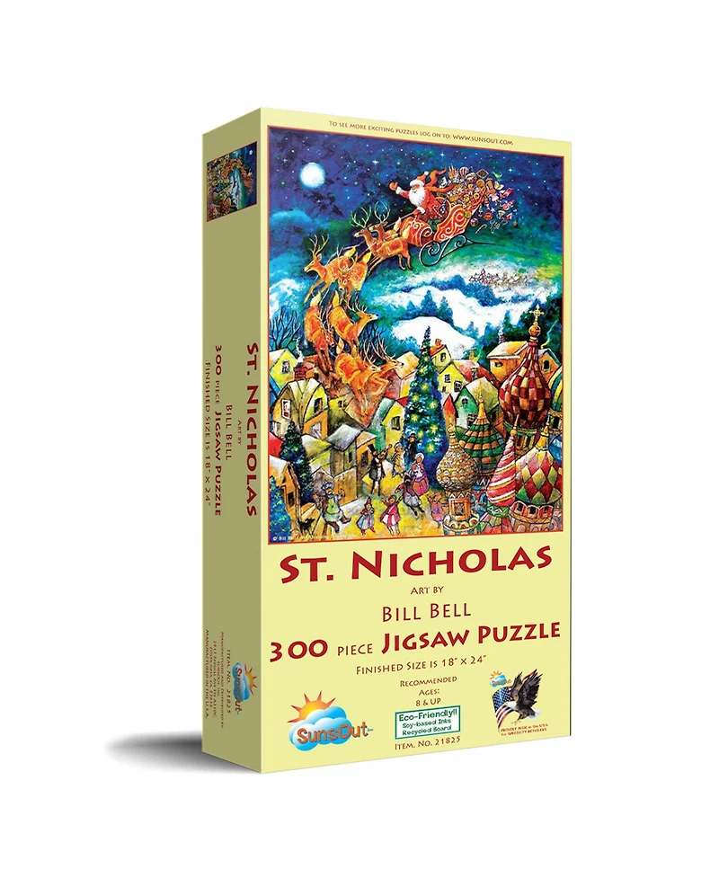 SunsOut St. Nicholas 300 piece Jigsaw Puzzle for Adults Christmas