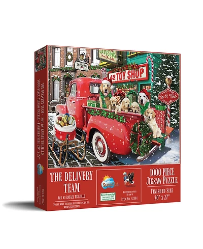 SunsOut The Delivery Team 1000 piece Jigsaw Puzzle for Adults Christmas