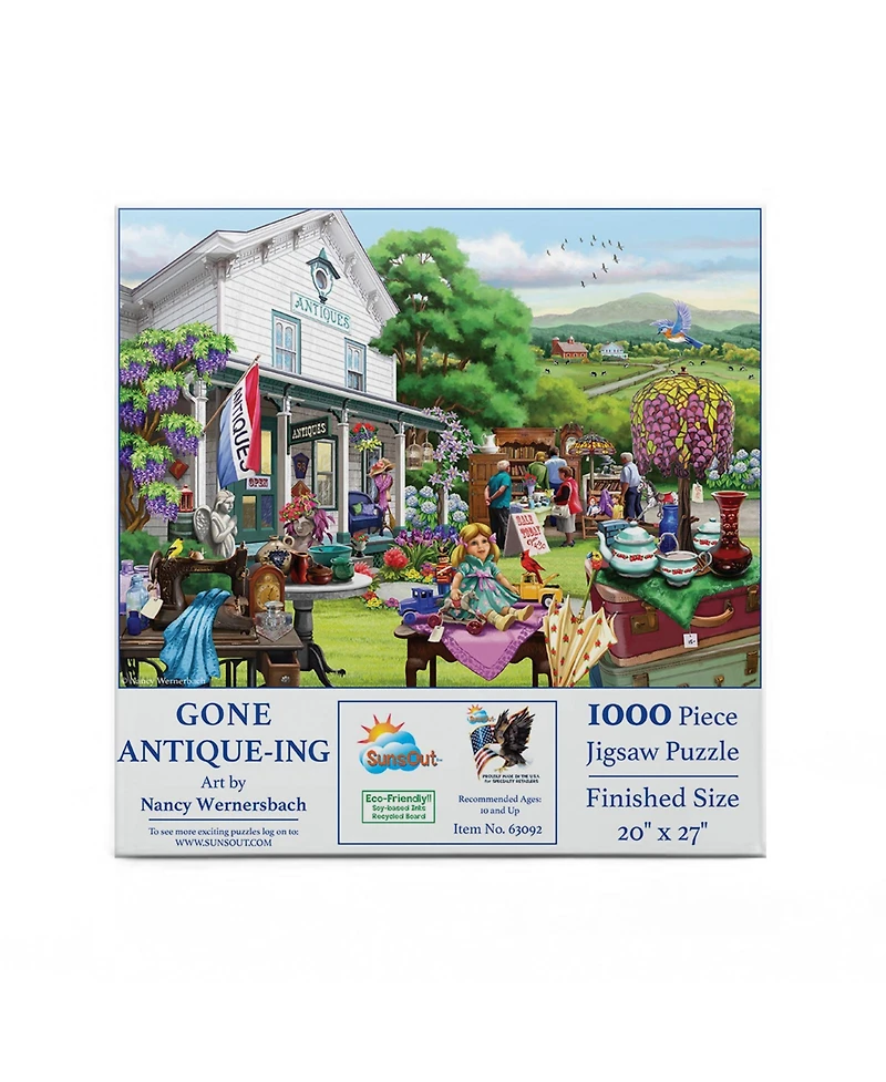 SunsOut Gone Antique-ing 1000 piece Jigsaw Puzzle for Adults