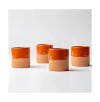 Verve Culture Terracotta Cups - Rust