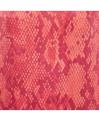 Pre-Owned Moschino Women's Cheap And Chic Red Printed Satin Sleeveless Short Dress