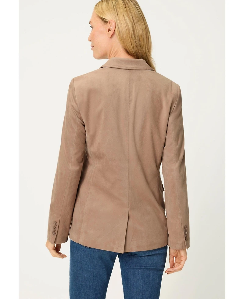Olsen Women's Faux Suede Blazer