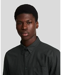 Lyle & Scott Men's Tonal Eagle Plain Oxford Shirt