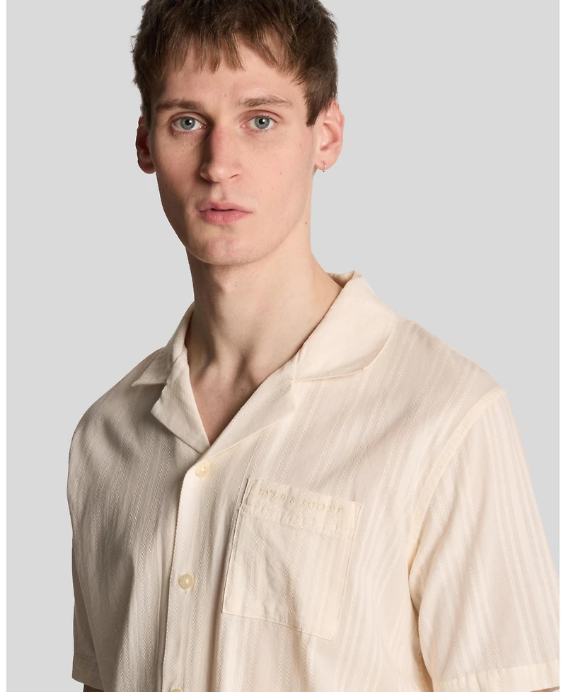 Lyle & Scott Men's Broderie Resort Shirt