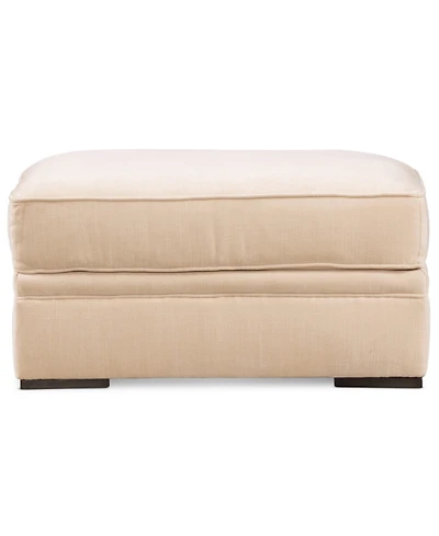Teddie 32" Plush Fabric Ottoman