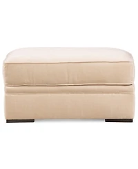 Teddie 32" Plush Fabric Ottoman