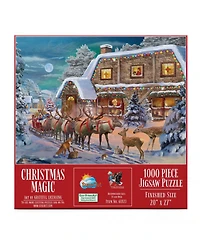 SunsOut Christmas Magic 1000 piece Jigsaw Puzzle for Adults