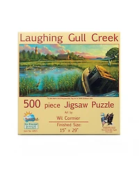 SunsOut Laughing Gull Creek 500 piece Jigsaw Puzzle for Adults