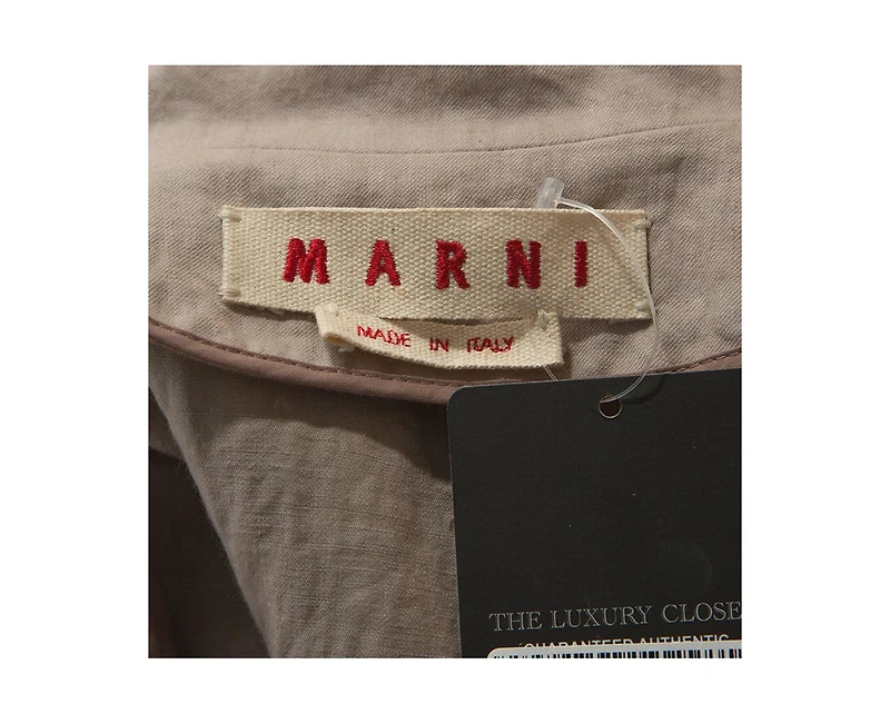 Pre-Owned Marni Women's Pre-Owned Isabel Marant Silk Embellished Collar Half Sleeve Top