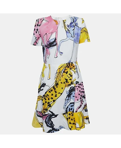 Pre-Owned Stella Mccartney Women's Printed Crepe Mini Dress
