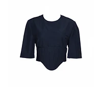 Pre-Owned Stella Mccartney Women's Linen Blend Corset Top