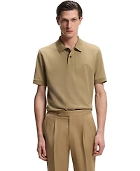 Boss by Hugo Men's Cotton Pique Embroidered Logo Pallas Polo Shirt