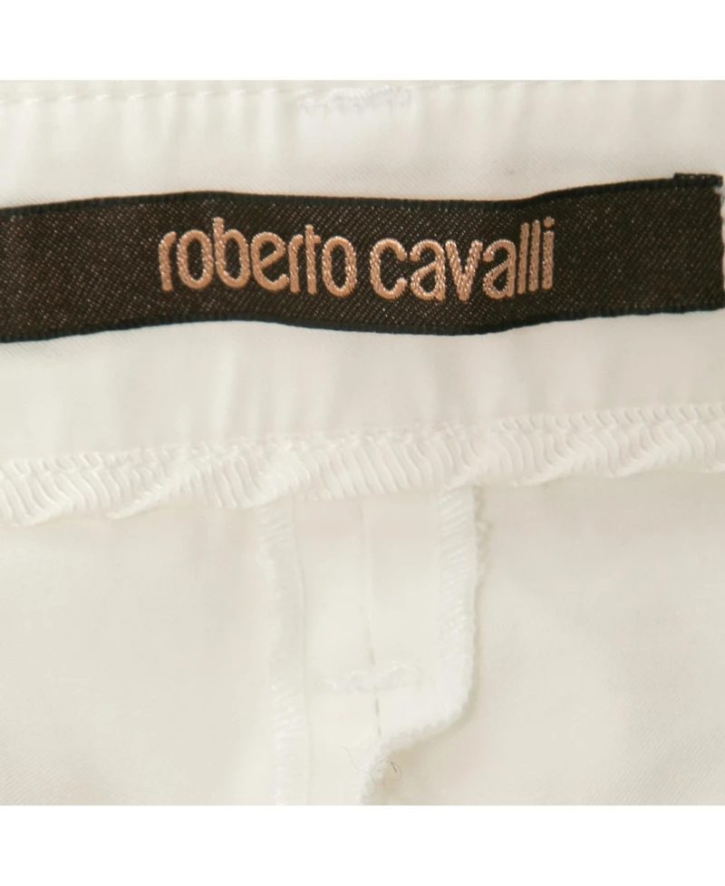 Pre-Owned Roberto Cavalli Women's Cotton Capri Pants
