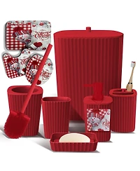 Hearth & Harbor Complete Holiday Bathroom Decor & Accessory Set