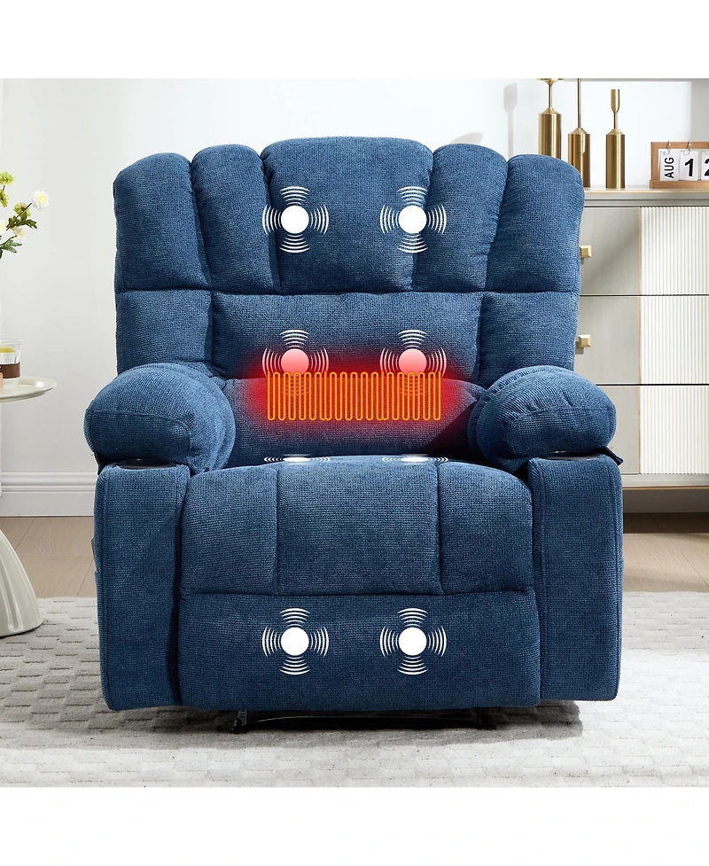 Sumyeg Massage Recliner Chair Sofa with Heating Vibration