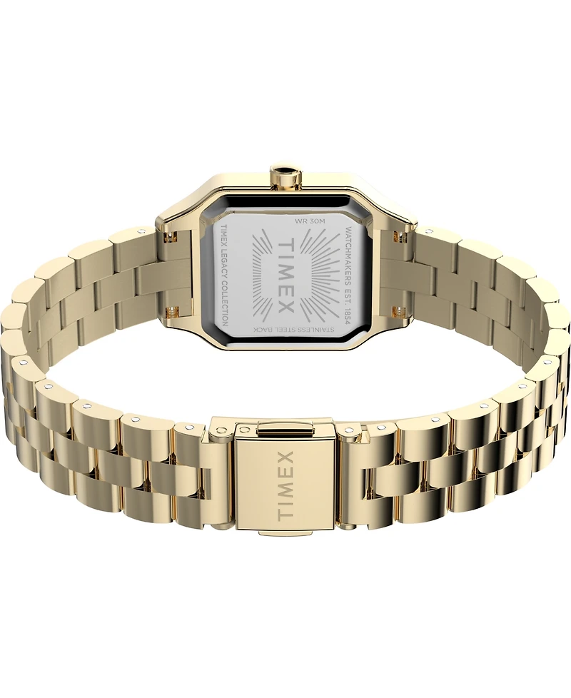 Timex Women's Quartz Analog Gold-Tone Stainless Steel Watch, 23mm