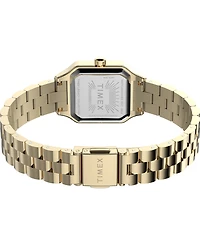 Timex Women's Quartz Analog Gold-Tone Stainless Steel Watch, 23mm