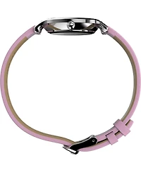 Timex Women's Quartz Analog Purple Leather Watch, 31mm