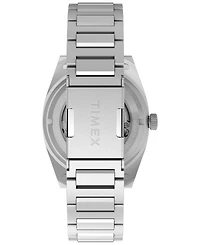 Timex Men's Mechanical Automatic Silver-Tone Stainless Steel Watch, 39mm